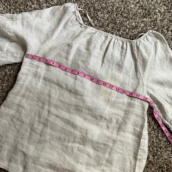 Linen Italian top - Picture 7 of 8